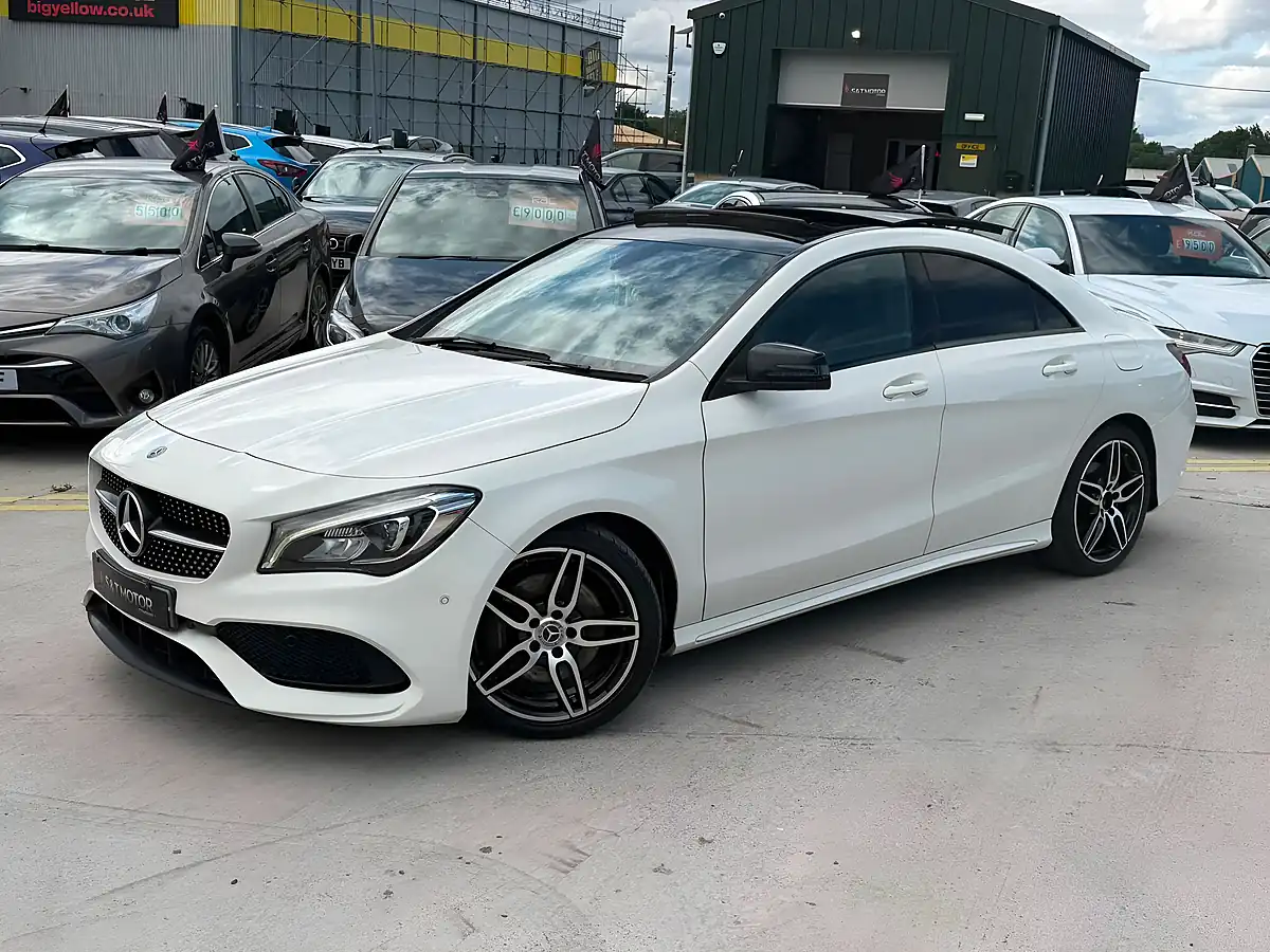 Used 2017 Mercedes-Benz Cla AMG Line White - Interior and Exterior details 3