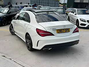 Used 2017 Mercedes-Benz Cla AMG Line White - Interior and Exterior details 4