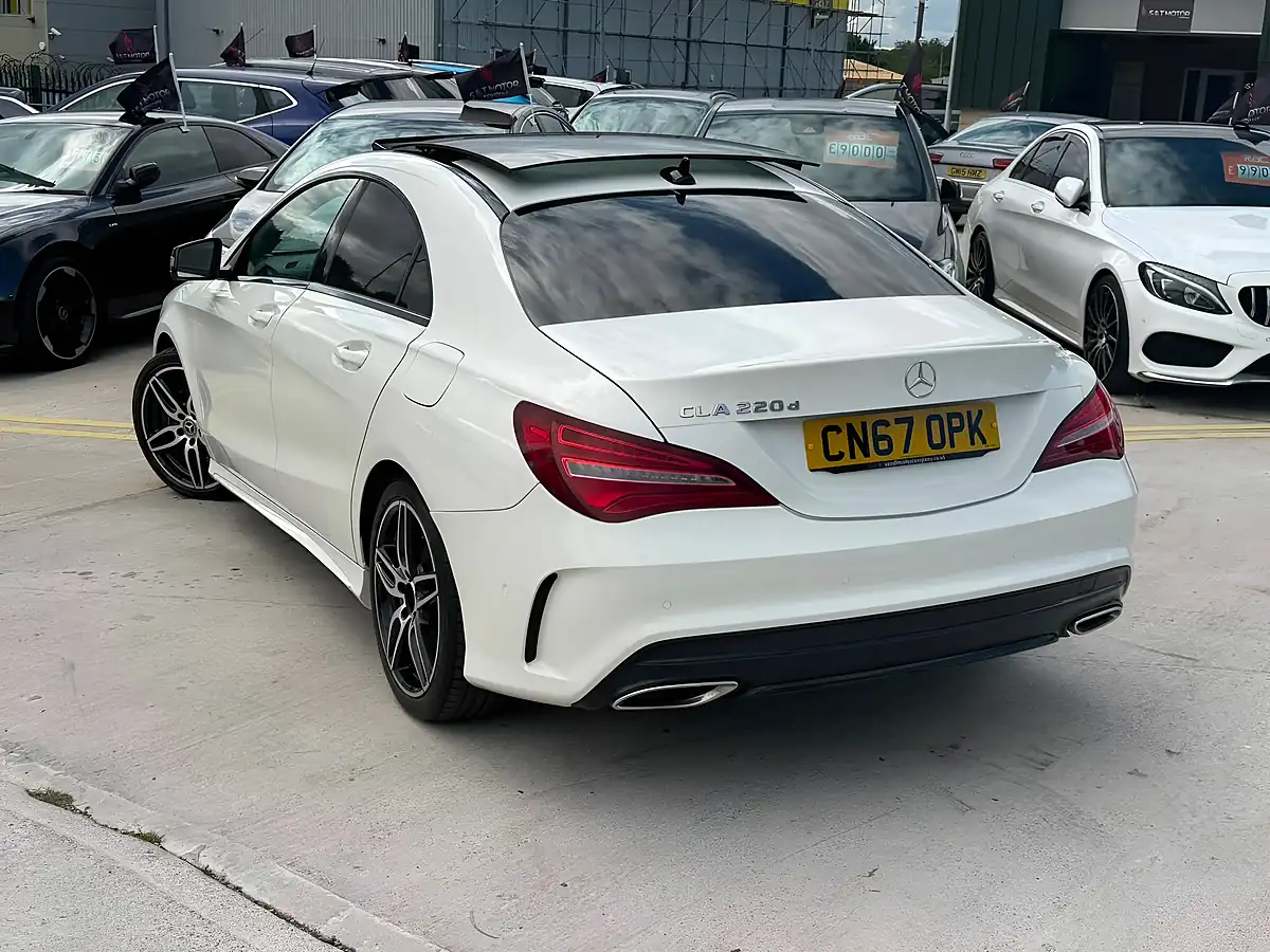Used 2017 Mercedes-Benz Cla AMG Line White - Interior and Exterior details 4