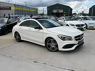 Used 2017 Mercedes-Benz Cla AMG Line White - Interior and Exterior details 5