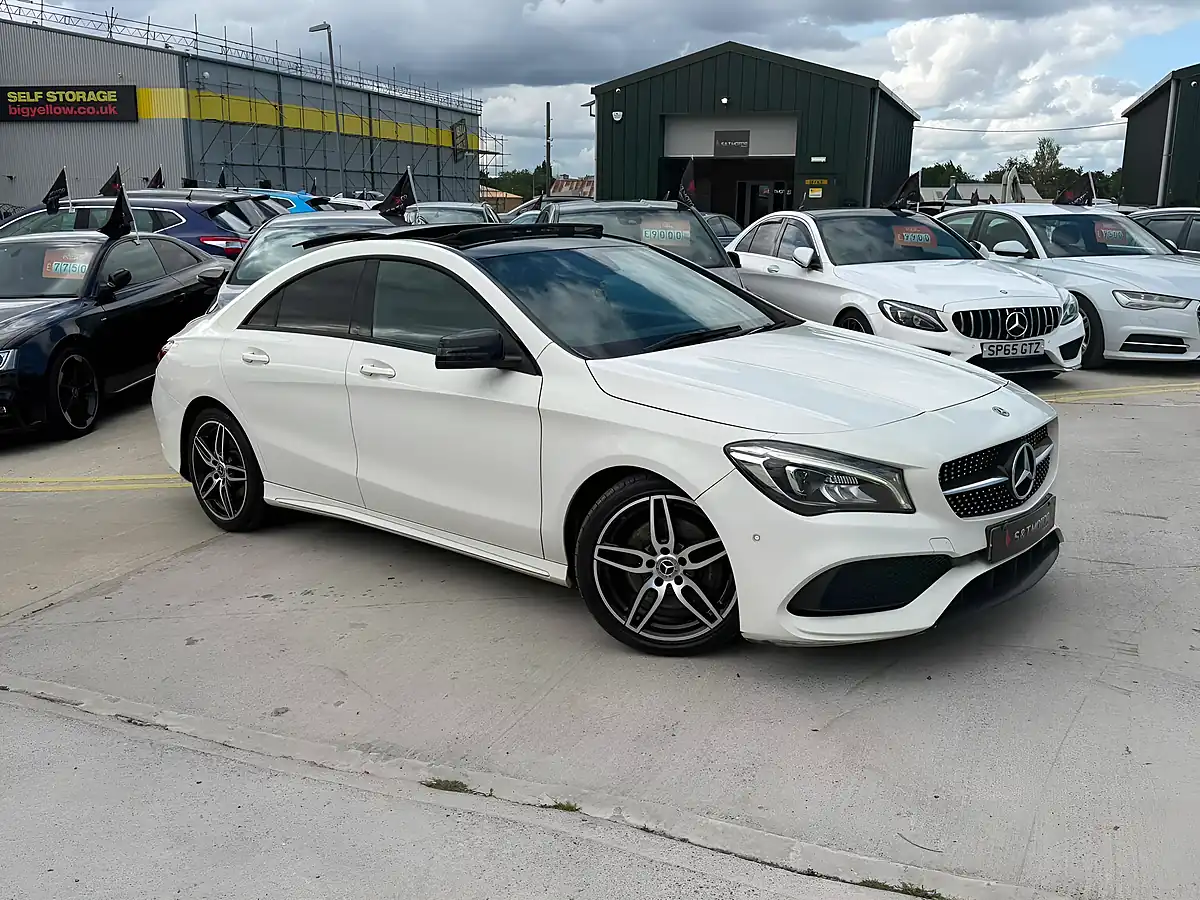 Used 2017 Mercedes-Benz Cla AMG Line White - Interior and Exterior details 5
