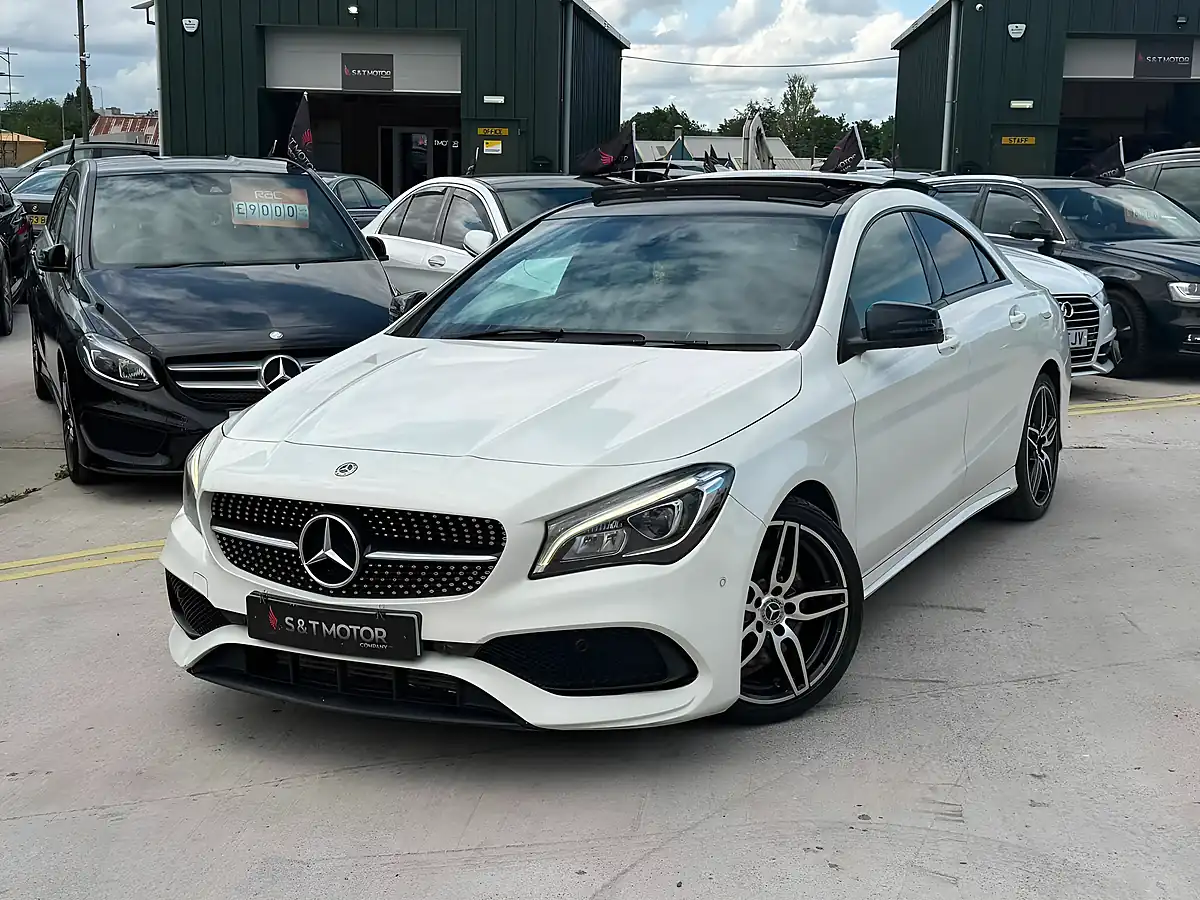 Used 2017 Mercedes-Benz Cla AMG Line White - Interior and Exterior details 6