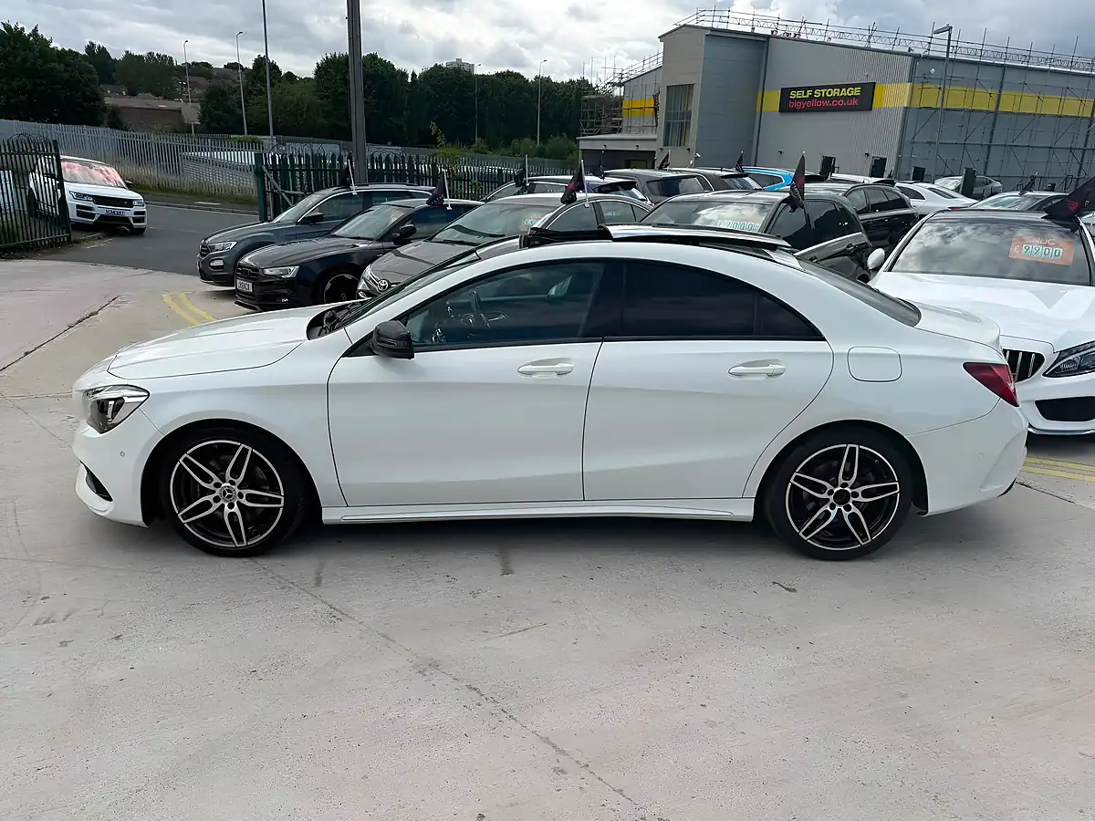 Used 2017 Mercedes-Benz Cla AMG Line White - Interior and Exterior details 8