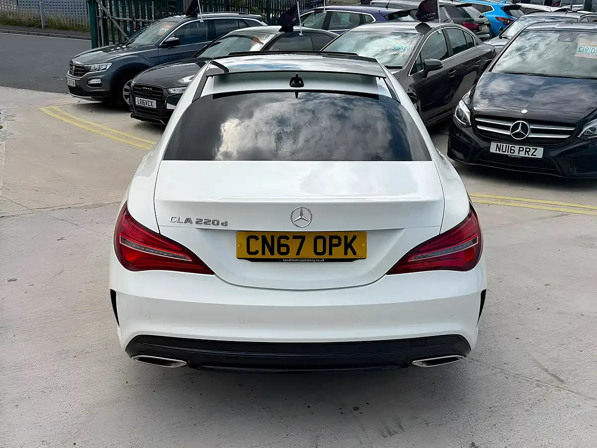 Used 2017 Mercedes-Benz Cla AMG Line White - Interior and Exterior details 9