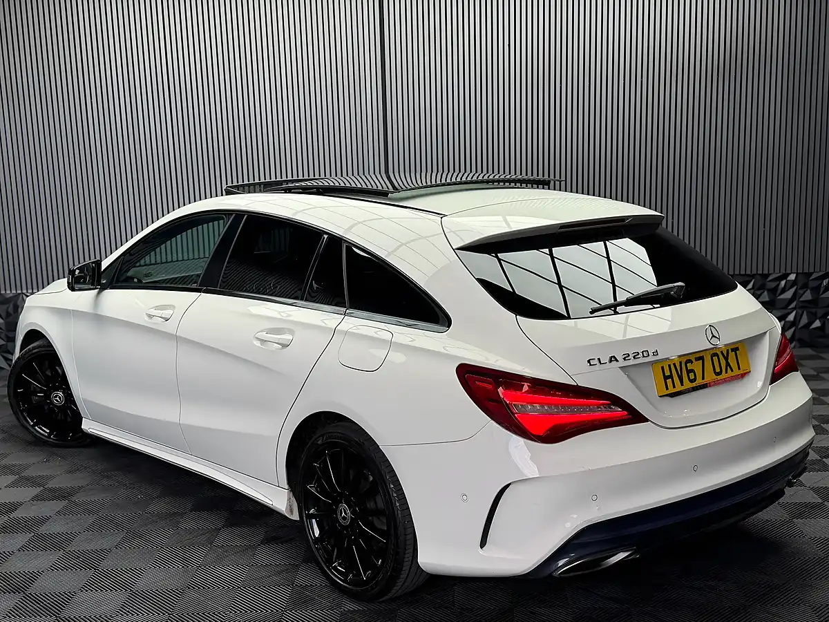 Used 2017 Mercedes-Benz Cla AMG Line White - Interior and Exterior details 10