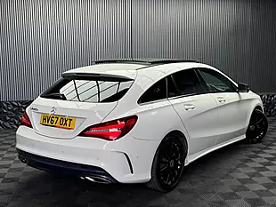 Used 2017 Mercedes-Benz Cla AMG Line White - Interior and Exterior details 12