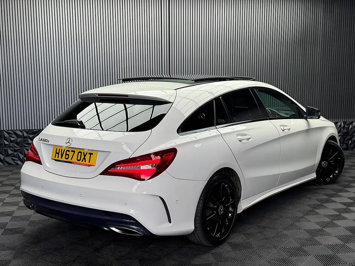 Used 2017 Mercedes-Benz Cla AMG Line White - Interior and Exterior details 12