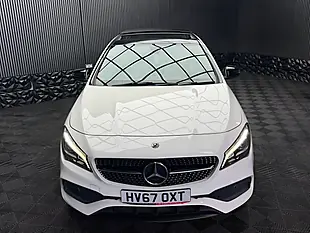 Used 2017 Mercedes-Benz Cla AMG Line White - Interior and Exterior details 2