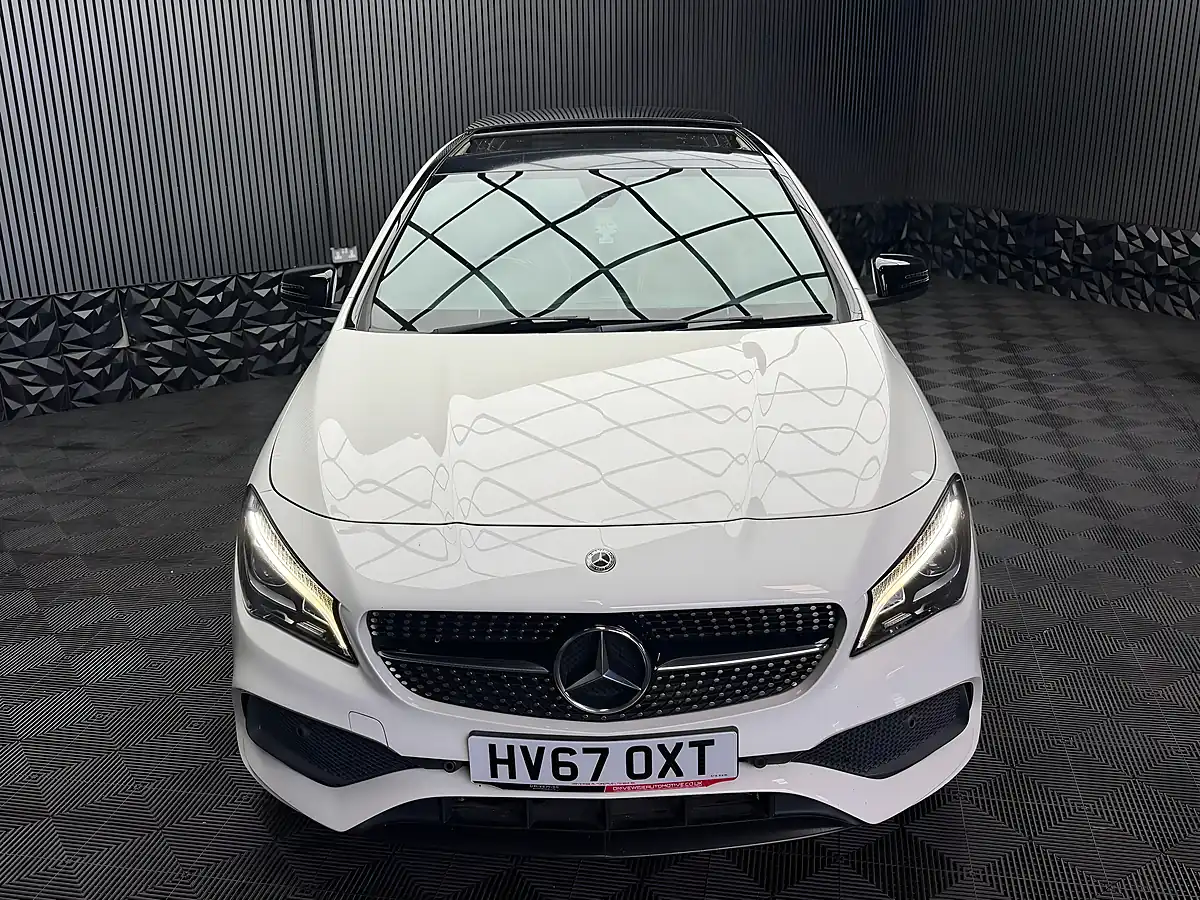 Used 2017 Mercedes-Benz Cla AMG Line White - Interior and Exterior details 2