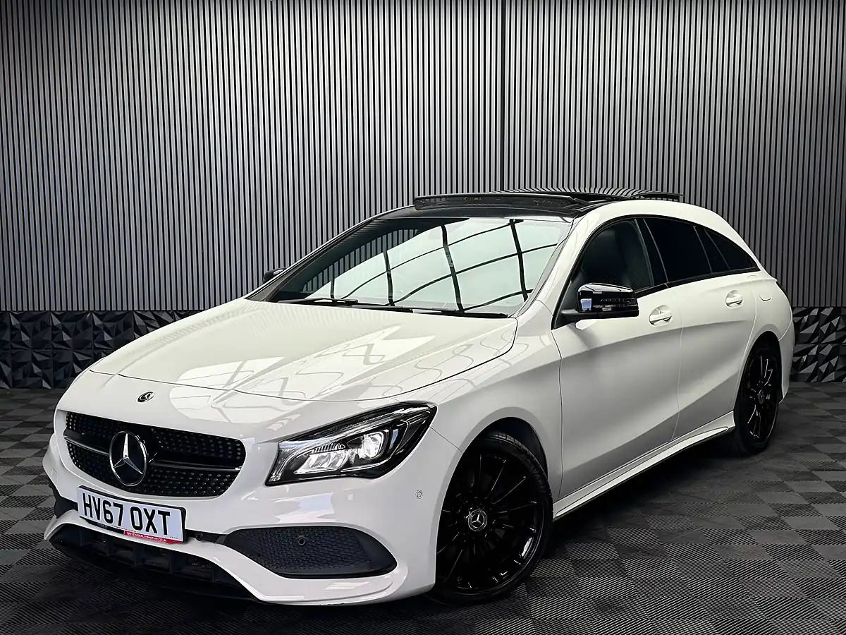 Used 2017 Mercedes-Benz Cla AMG Line White - Interior and Exterior details 3