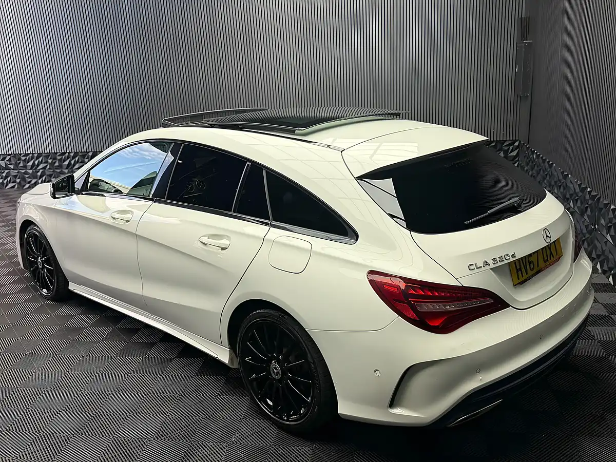 Used 2017 Mercedes-Benz Cla AMG Line White - Interior and Exterior details 4