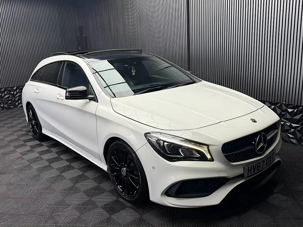 Used 2017 Mercedes-Benz Cla AMG Line White - Interior and Exterior details 5