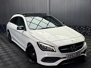 Used 2017 Mercedes-Benz Cla AMG Line White - Interior and Exterior details 6