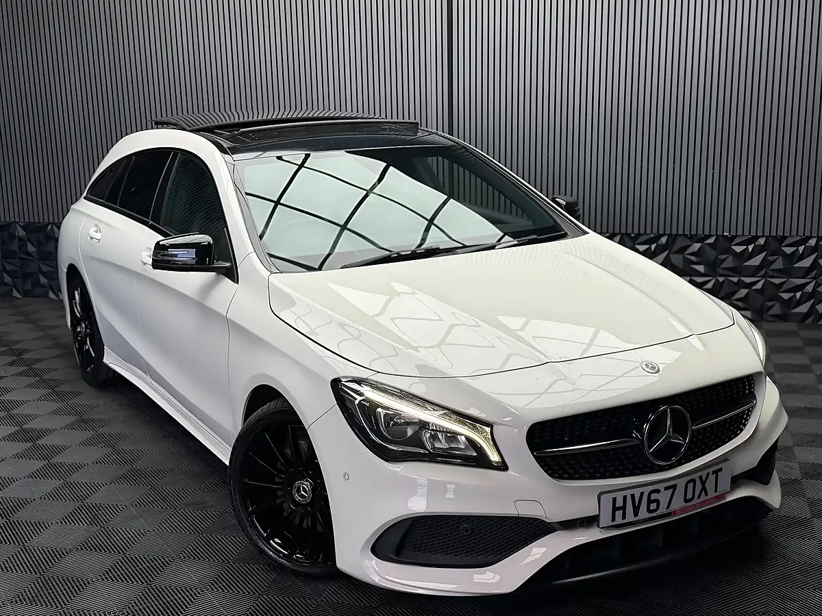Used 2017 Mercedes-Benz Cla AMG Line White - Interior and Exterior details 6