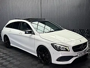 Used 2017 Mercedes-Benz Cla AMG Line White - Interior and Exterior details 7