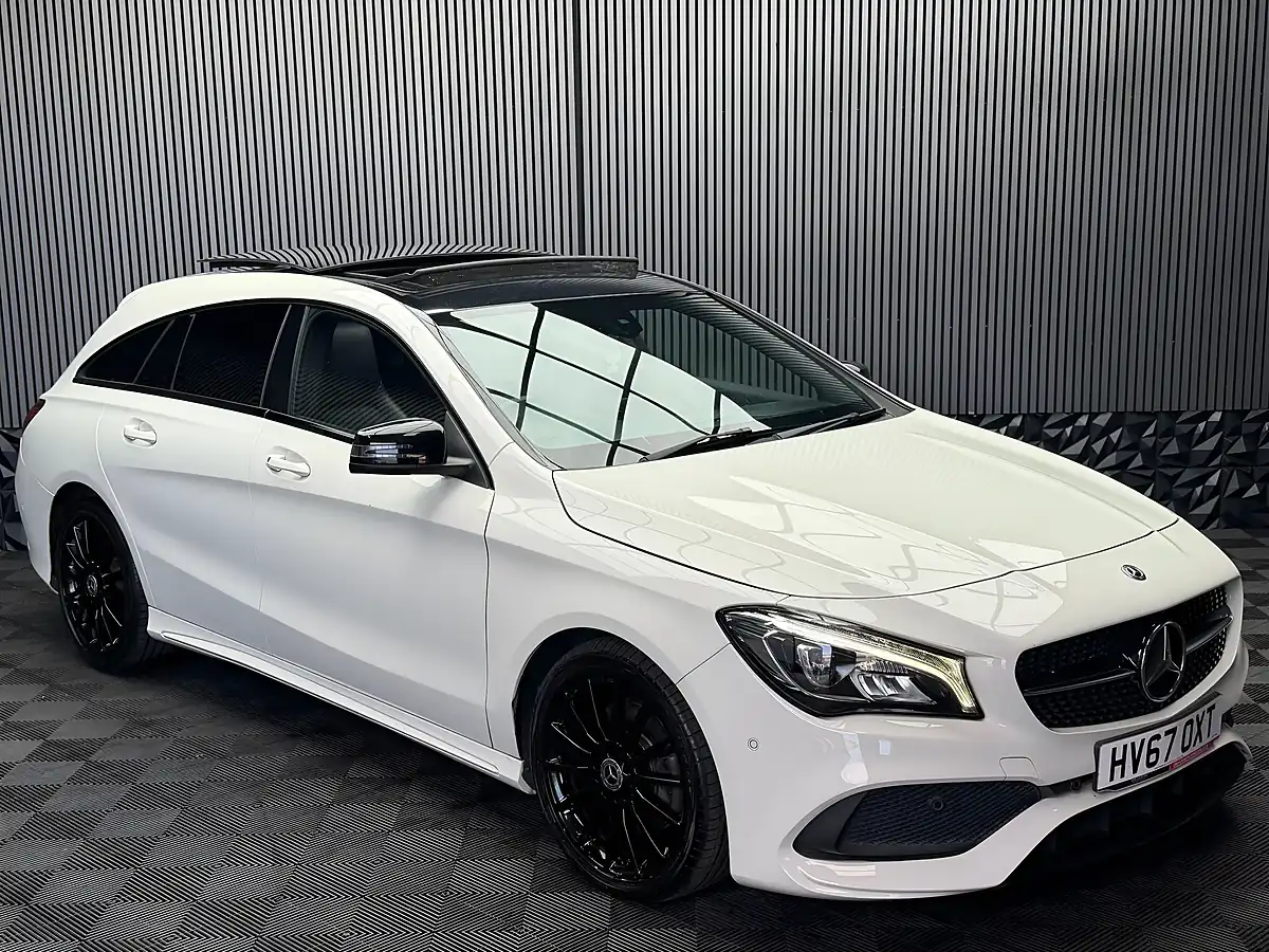 Used 2017 Mercedes-Benz Cla AMG Line White - Interior and Exterior details 7