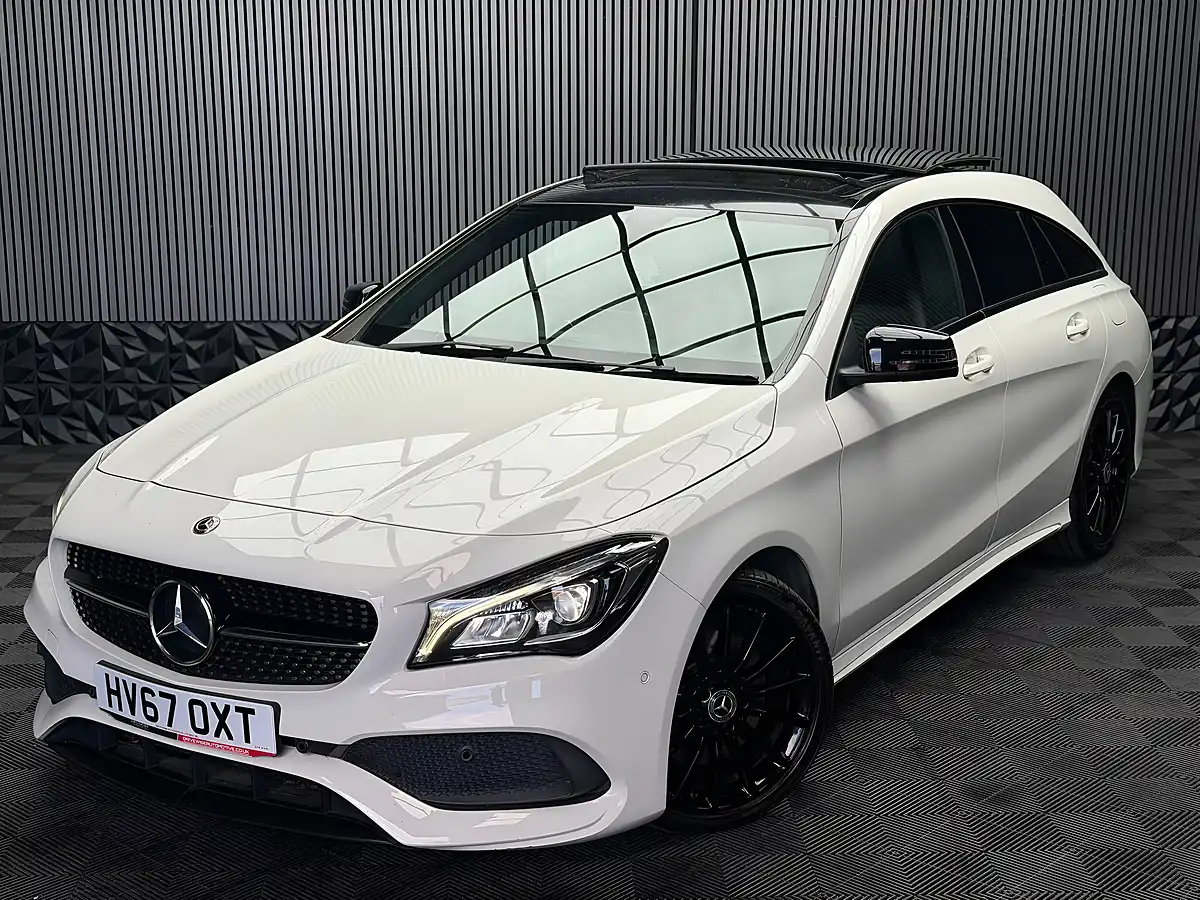 Used 2017 Mercedes-Benz Cla AMG Line White - Interior and Exterior details 8
