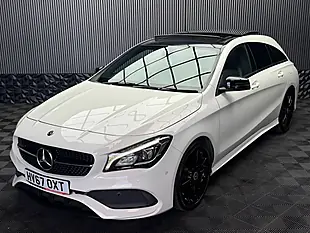 Used 2017 Mercedes-Benz Cla AMG Line White - Interior and Exterior details 9