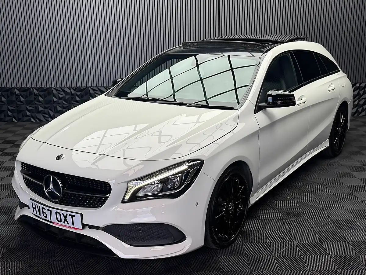 Used 2017 Mercedes-Benz Cla AMG Line White - Interior and Exterior details 9