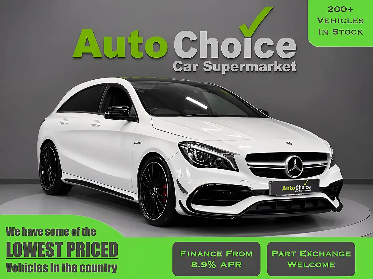Used 2017 Mercedes-Benz Cla AMG Shooting Brake White - Front View
