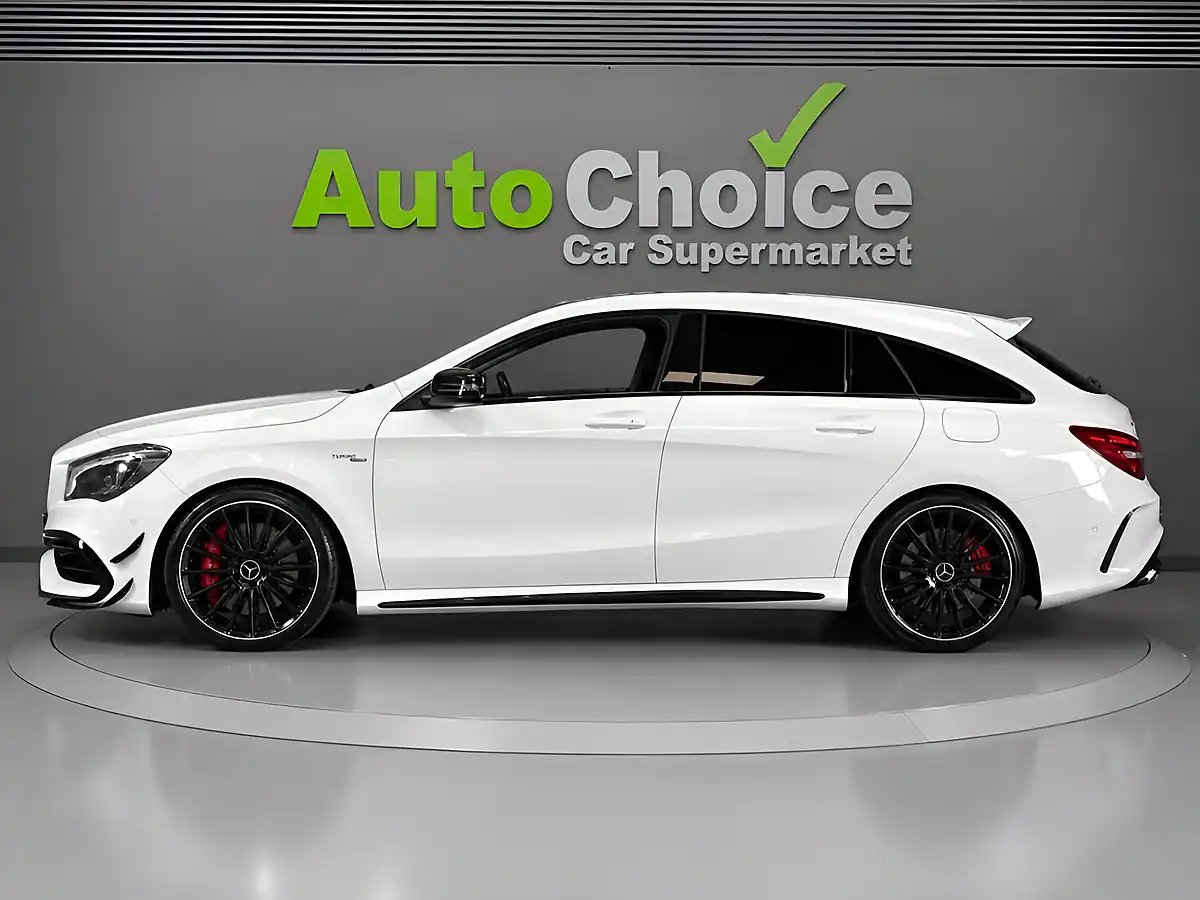 Used 2017 Mercedes-Benz Cla AMG Shooting Brake White - Interior and Exterior details 4