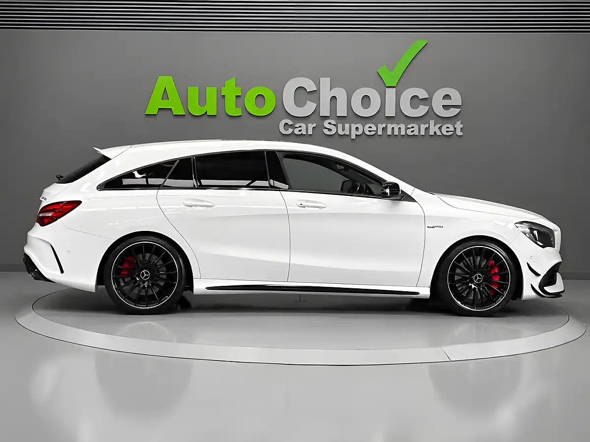 Used 2017 Mercedes-Benz Cla AMG Shooting Brake White - Interior and Exterior details 8