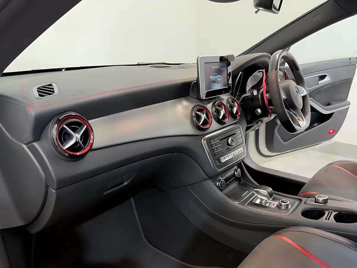 Used 2017 Mercedes-Benz Cla CLA45 AMG Coupe White - Interior and Exterior details 11