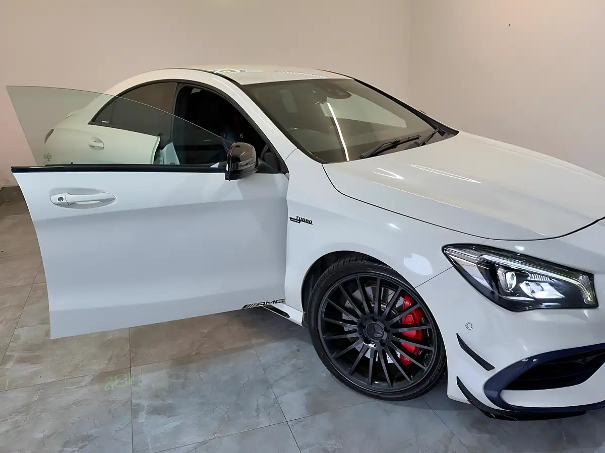 Used 2017 Mercedes-Benz Cla CLA45 AMG Coupe White - Interior and Exterior details 19