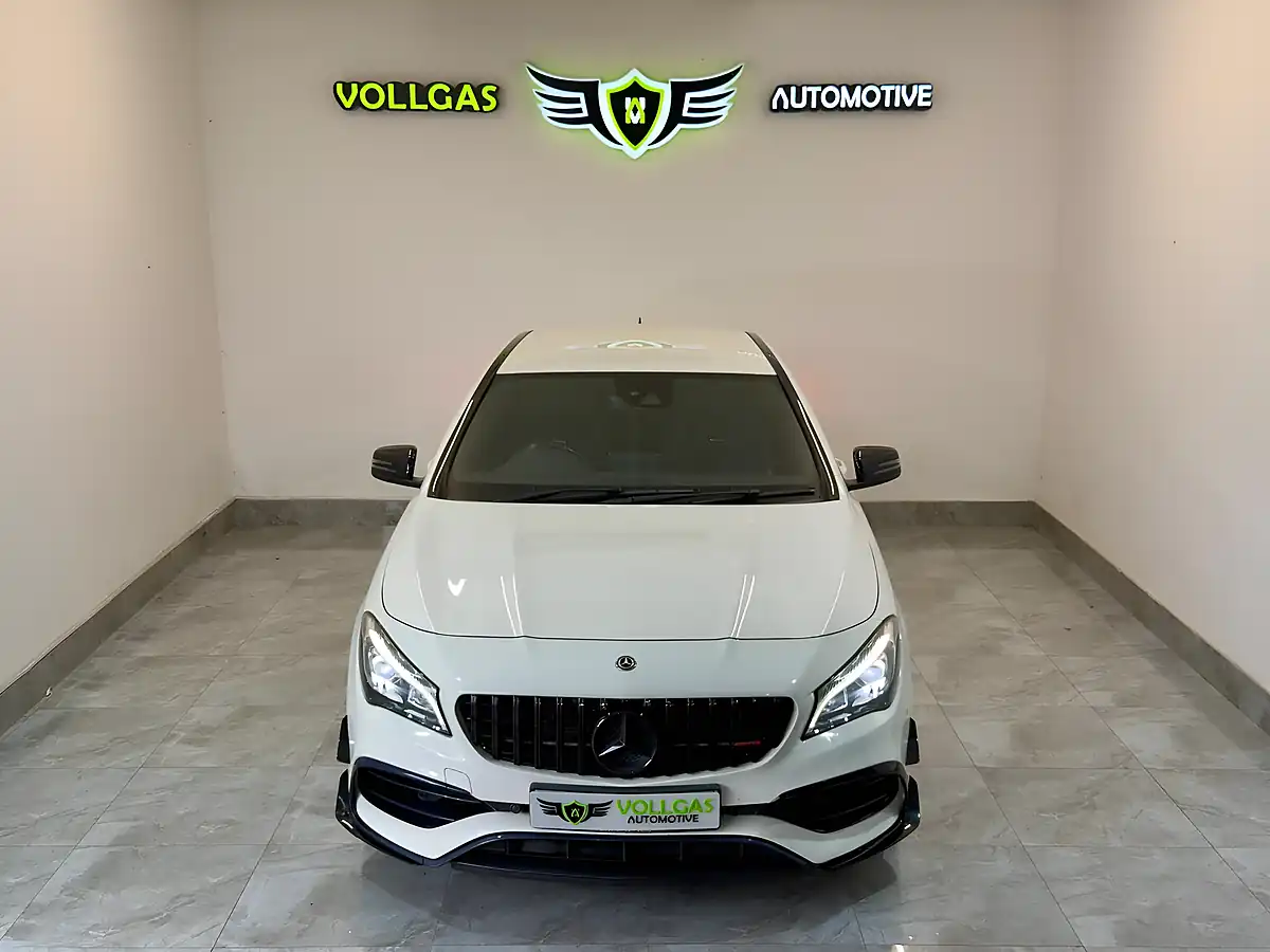 Used 2017 Mercedes-Benz Cla CLA45 AMG Coupe White - Interior and Exterior details 2