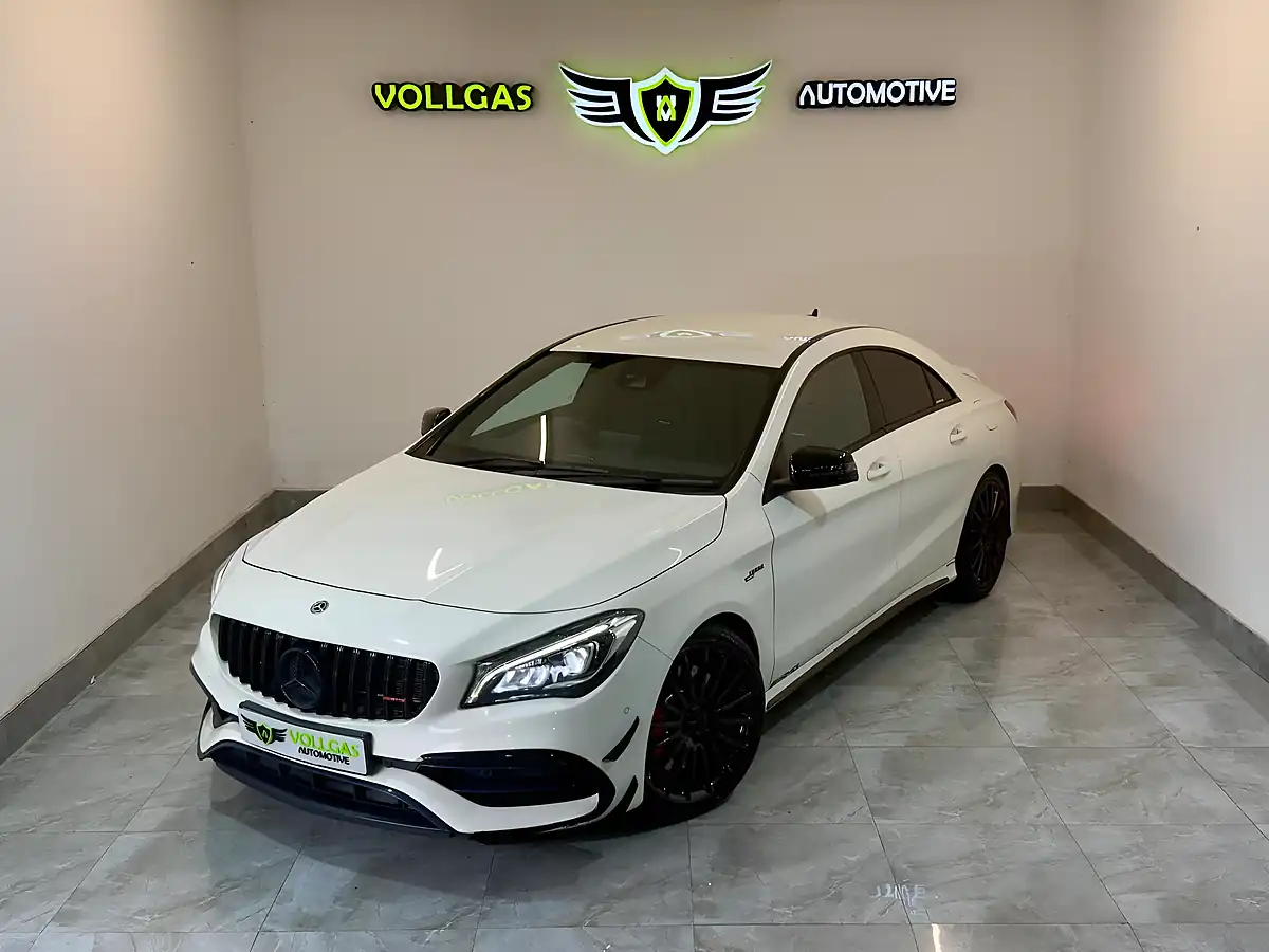 Used 2017 Mercedes-Benz Cla CLA45 AMG Coupe White - Interior and Exterior details 3