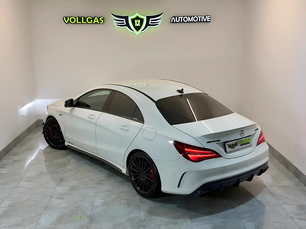 Used 2017 Mercedes-Benz Cla CLA45 AMG Coupe White - Interior and Exterior details 4