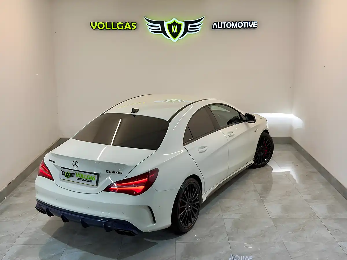 Used 2017 Mercedes-Benz Cla CLA45 AMG Coupe White - Interior and Exterior details 6