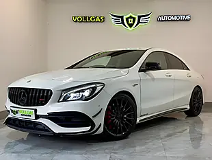 Used 2017 Mercedes-Benz Cla CLA45 AMG Coupe White - Interior and Exterior details 8