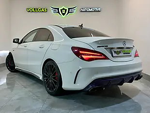 Used 2017 Mercedes-Benz Cla CLA45 AMG Coupe White - Interior and Exterior details 9