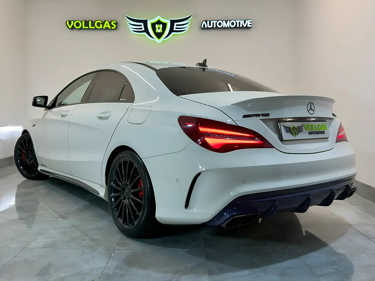 Used 2017 Mercedes-Benz Cla CLA45 AMG Coupe White - Interior and Exterior details 9
