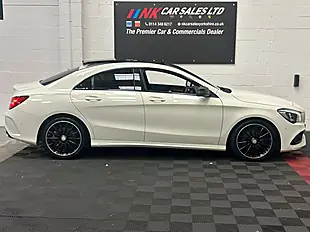 Used 2017 Mercedes-Benz Cla Class AMG Line White - Interior and Exterior details 11