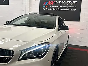 Used 2017 Mercedes-Benz Cla Class AMG Line White - Interior and Exterior details 8