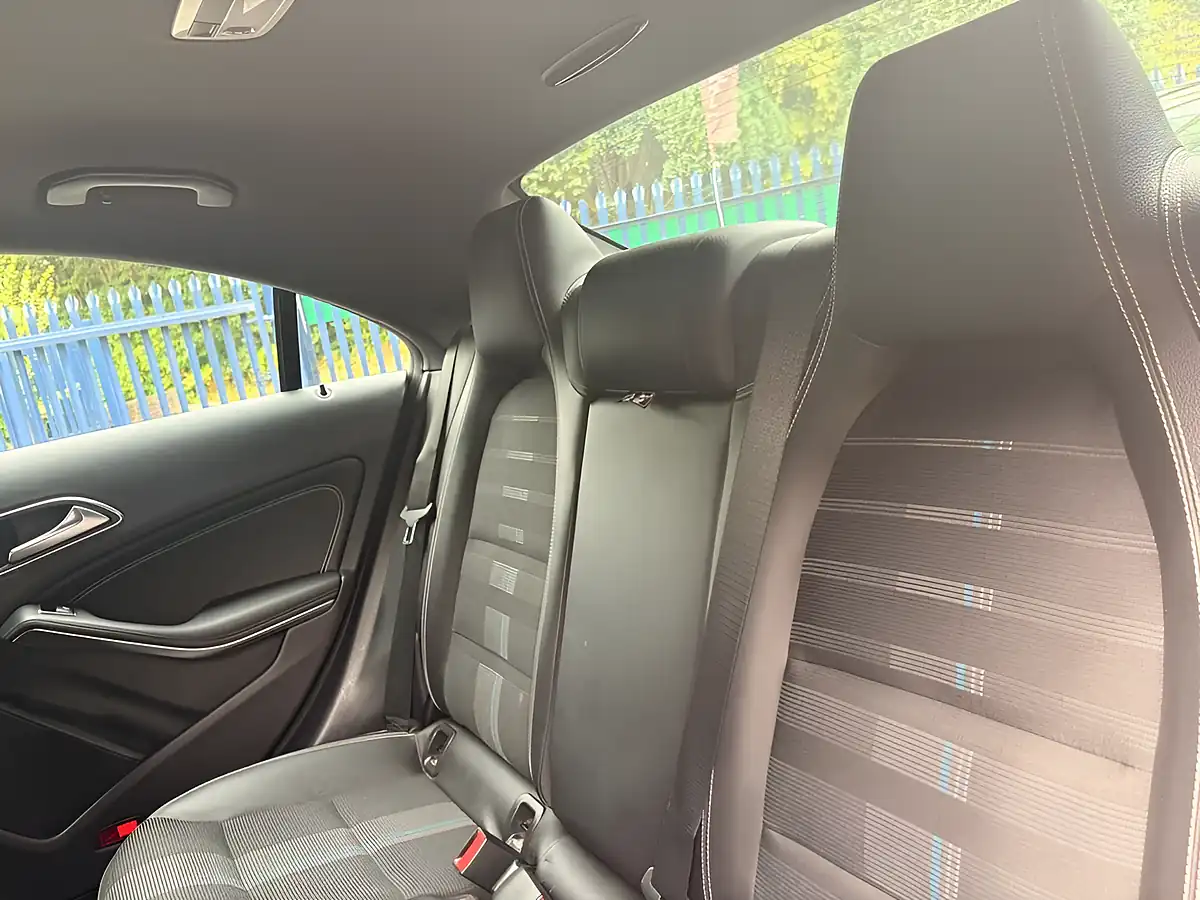 Used 2017 Mercedes-Benz Cla Sport Red - Interior and Exterior details 16