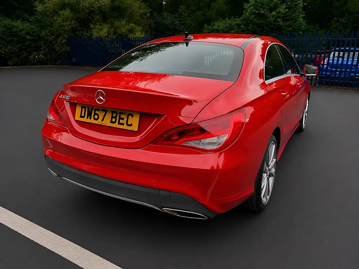 Used 2017 Mercedes-Benz Cla Sport Red - Interior and Exterior details 20