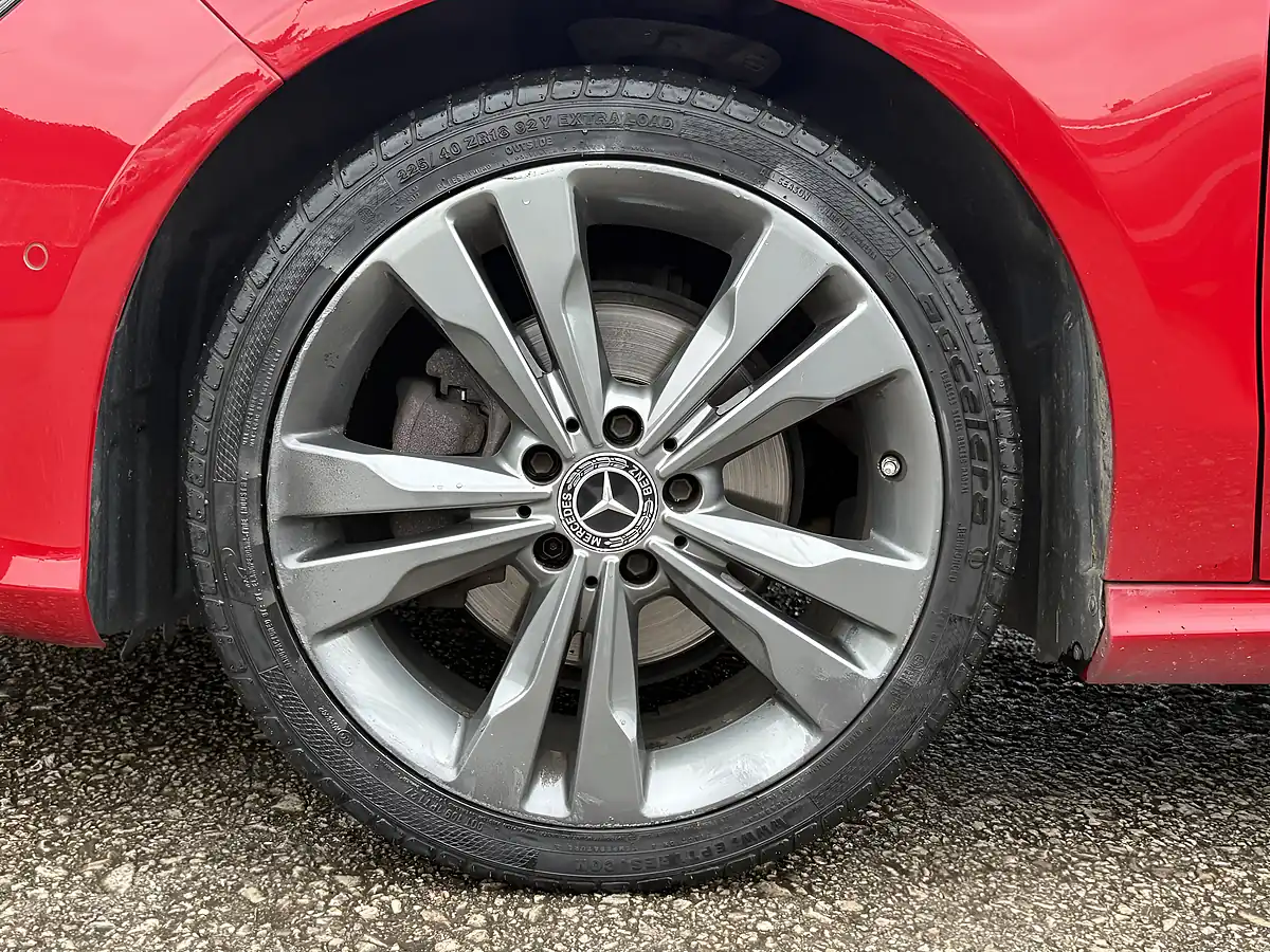Used 2017 Mercedes-Benz Cla Sport Red - Interior and Exterior details 11