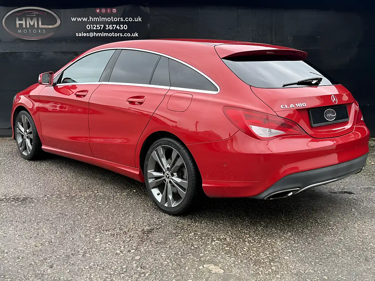 Used 2017 Mercedes-Benz Cla Sport Red - Interior and Exterior details 4
