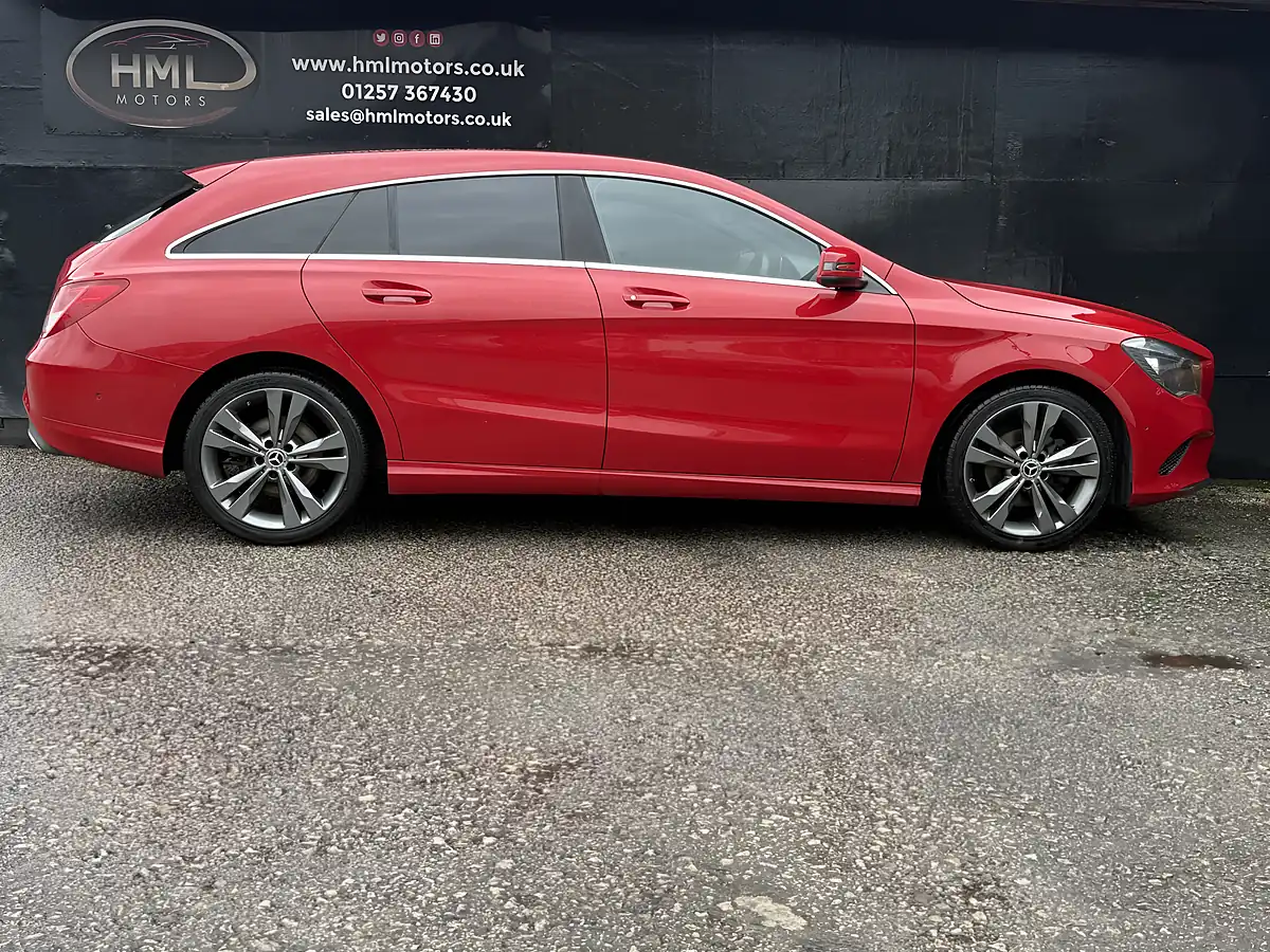 Used 2017 Mercedes-Benz Cla Sport Red - Interior and Exterior details 7