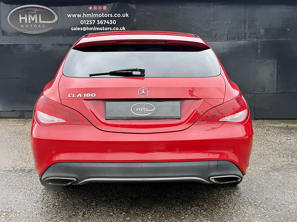 Used 2017 Mercedes-Benz Cla Sport Red - Interior and Exterior details 9
