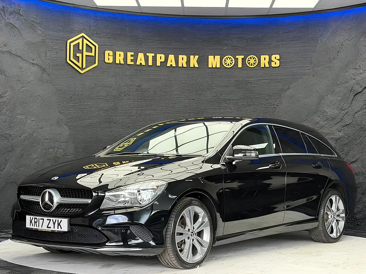 Used 2017 Mercedes-Benz Cla Sport Shooting Brake Black - Front View