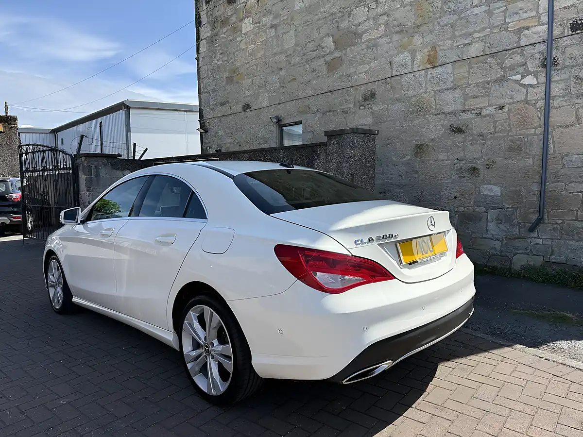 Used 2017 Mercedes-Benz Cla Sport White - Interior and Exterior details 10
