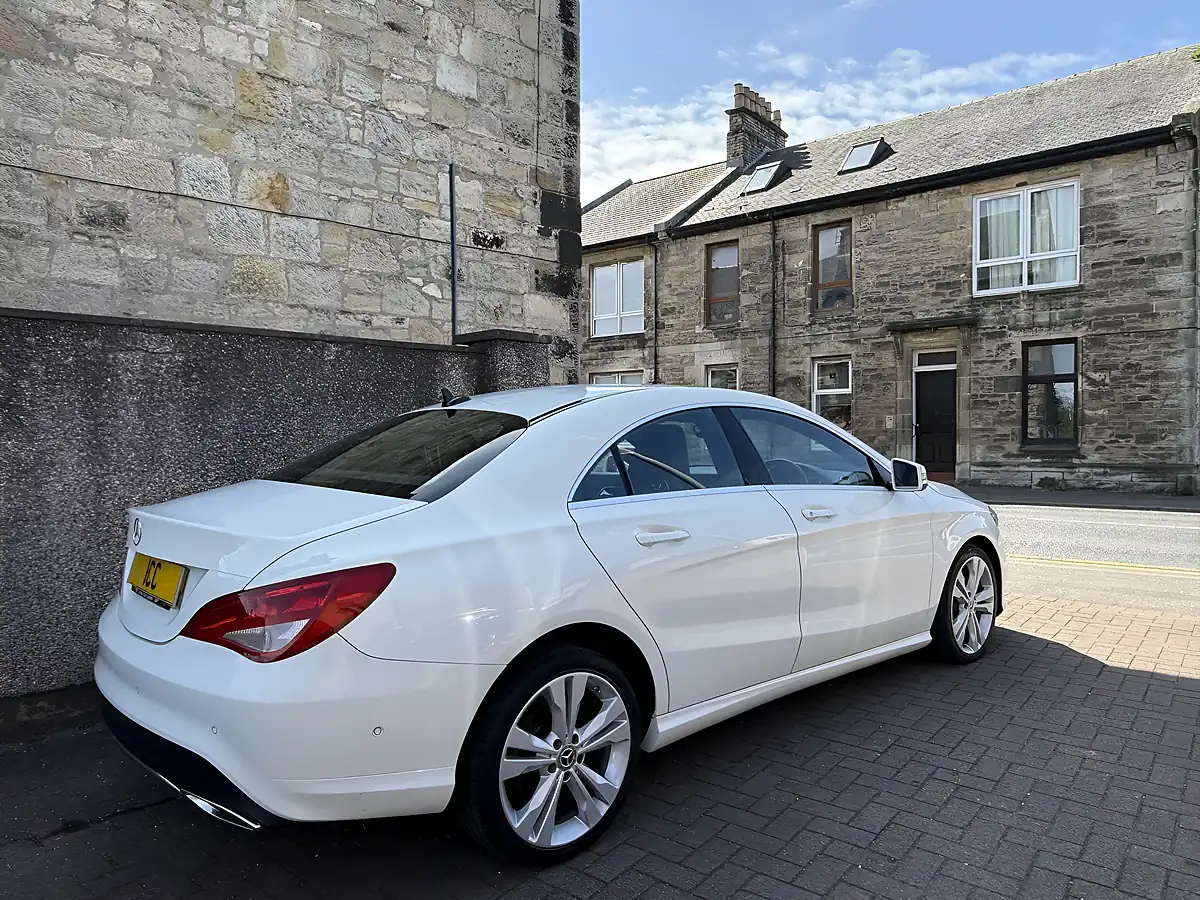 Used 2017 Mercedes-Benz Cla Sport White - Interior and Exterior details 11