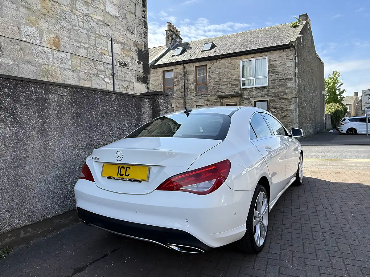 Used 2017 Mercedes-Benz Cla Sport White - Interior and Exterior details 14