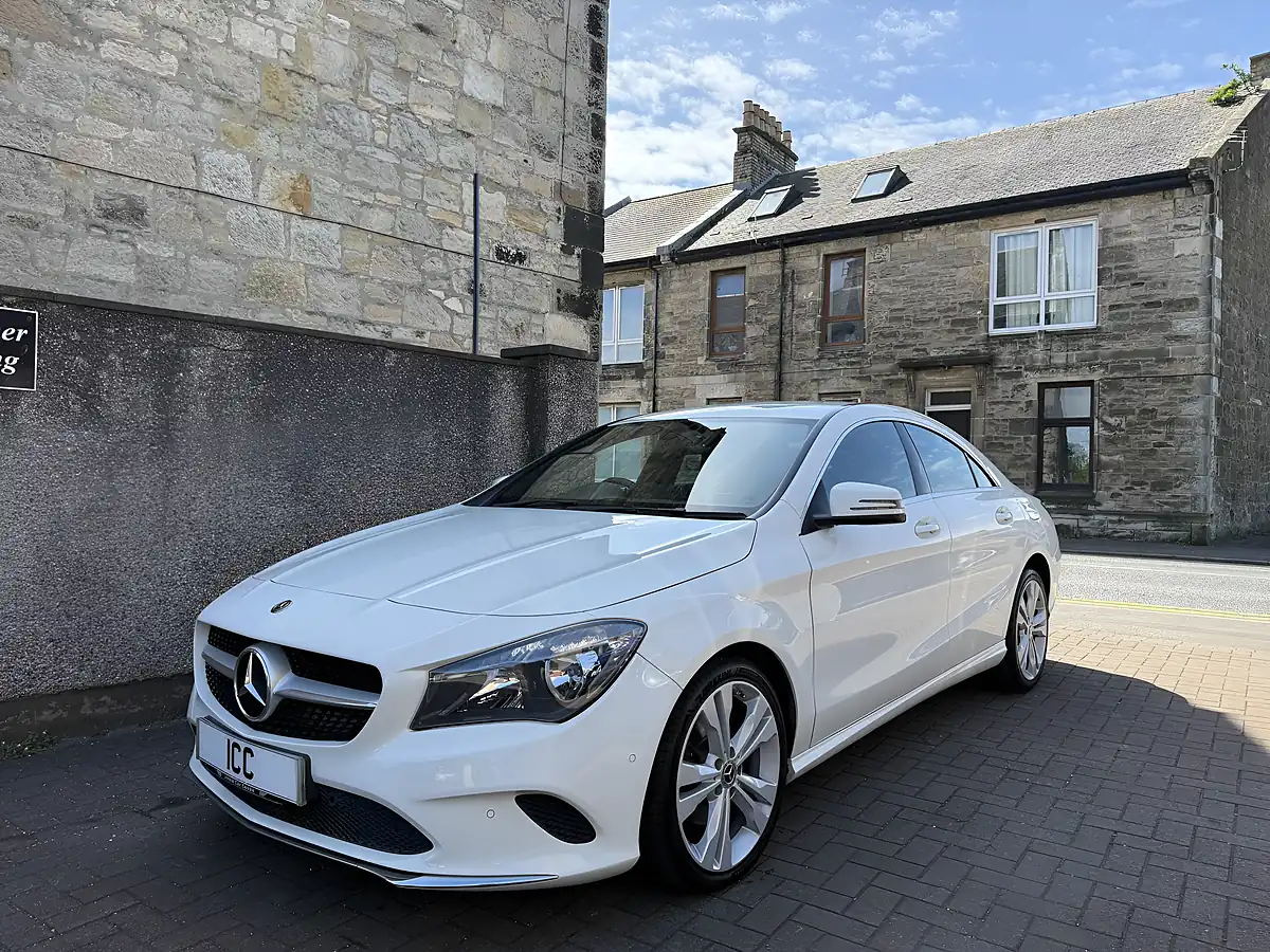 Used 2017 Mercedes-Benz Cla Sport White - Interior and Exterior details 18