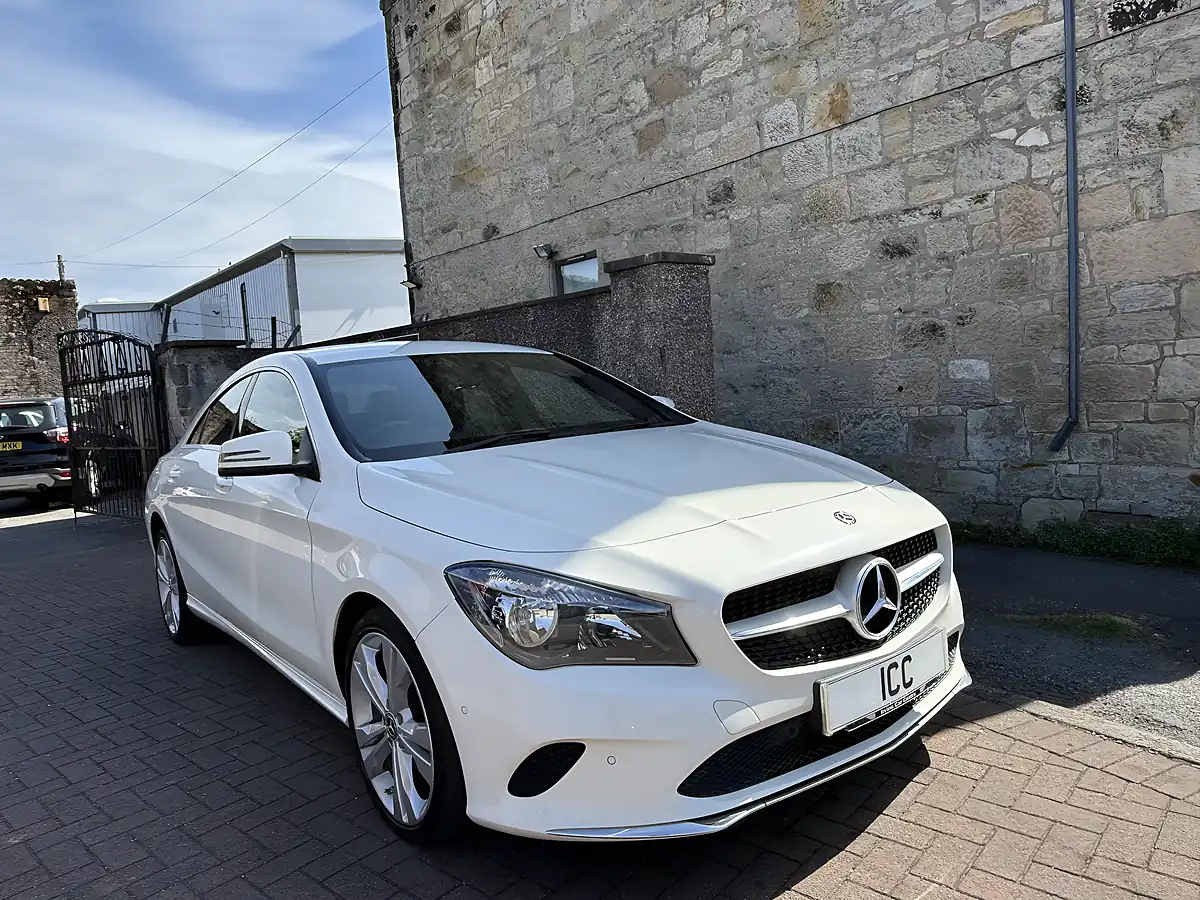 Used 2017 Mercedes-Benz Cla Sport White - Interior and Exterior details 3