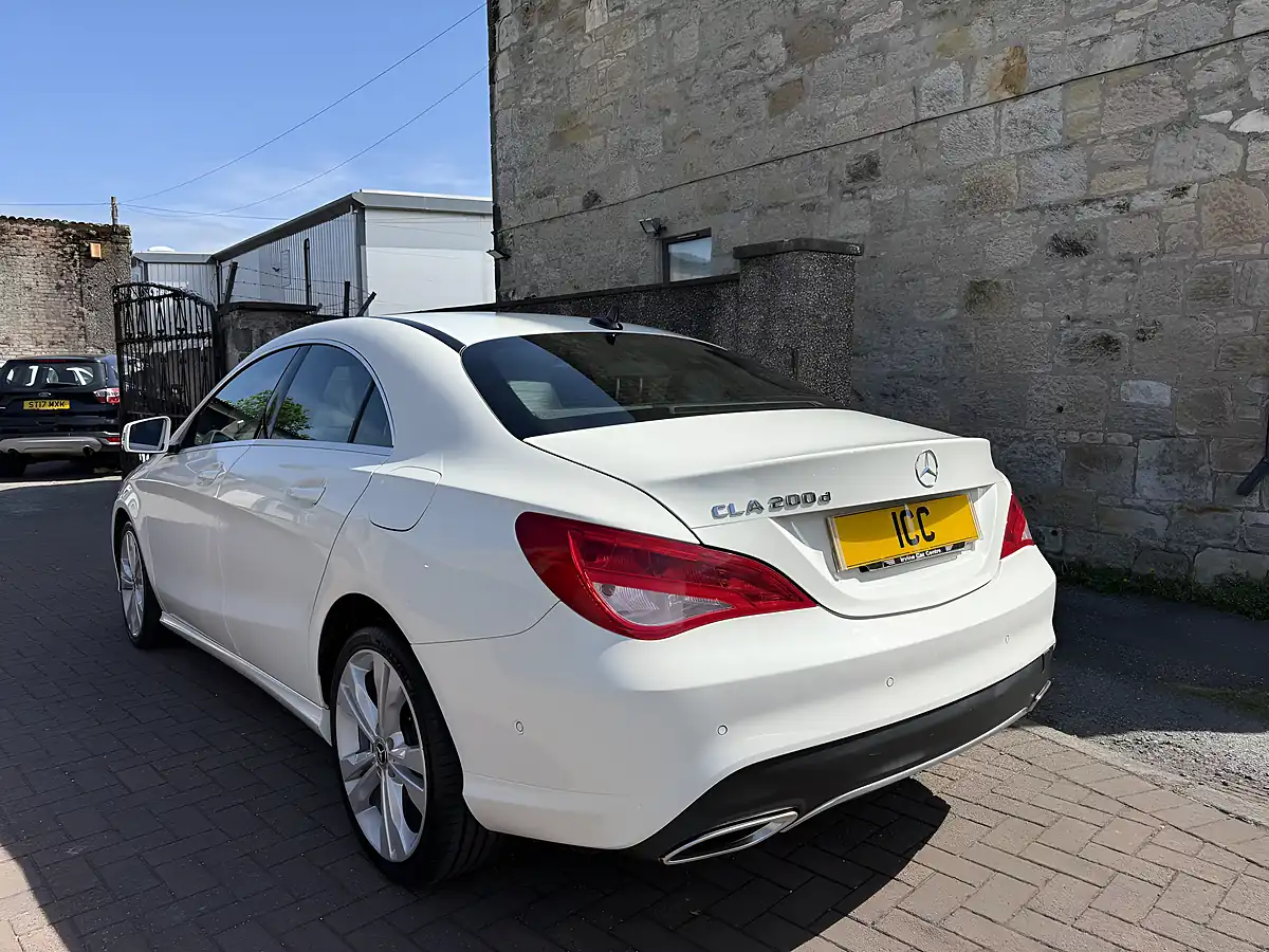 Used 2017 Mercedes-Benz Cla Sport White - Interior and Exterior details 4